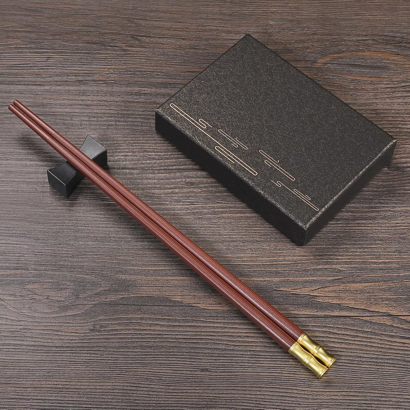 Youda 10PCS Chopstick Rests Alloy Chopsticks Holders For Holding Spoon Forks Knives(Black) - Image 4