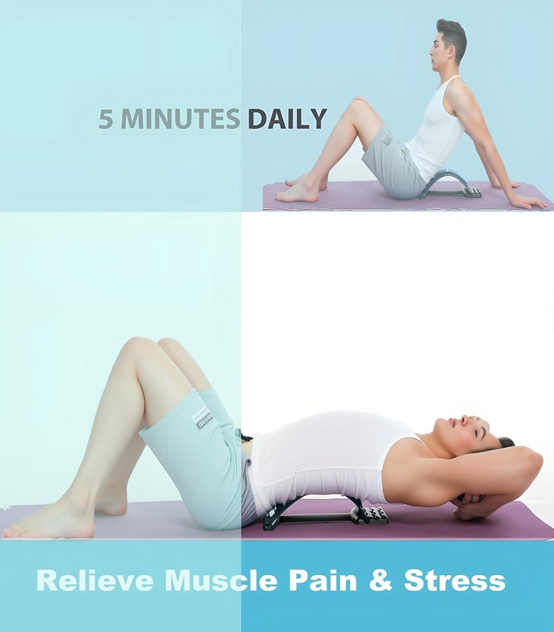 ChiFit Multi-Level Back Stretching Device - Immediate Relief for Herniated Disc, Sciatica, Scoliosis,Lower and Upper Back Stretcher Support and Pain Relief - Image 4
