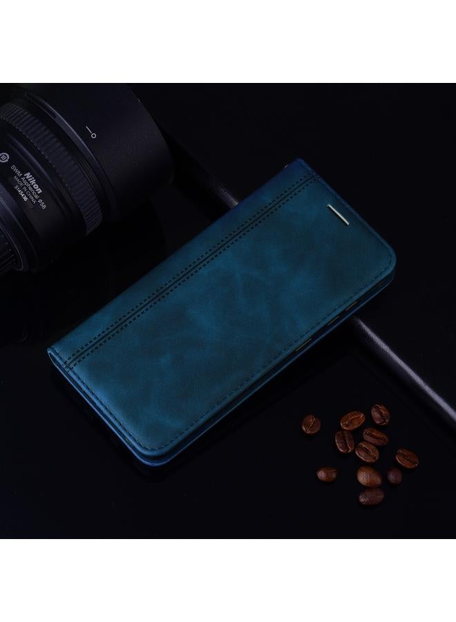 اس-توب جراب لهاتف iPhone 15 Pro Max، جراب هاتف مغناطيسي أفقي قابل للطي من مادة البولي يوريثان، غير لامع للأعمال - Image 2