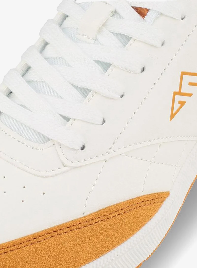 Oaklan By Shoexpress YELLOW Men Colourblock Lace-Up Ankle Sneakers for Men | Best Price UAE