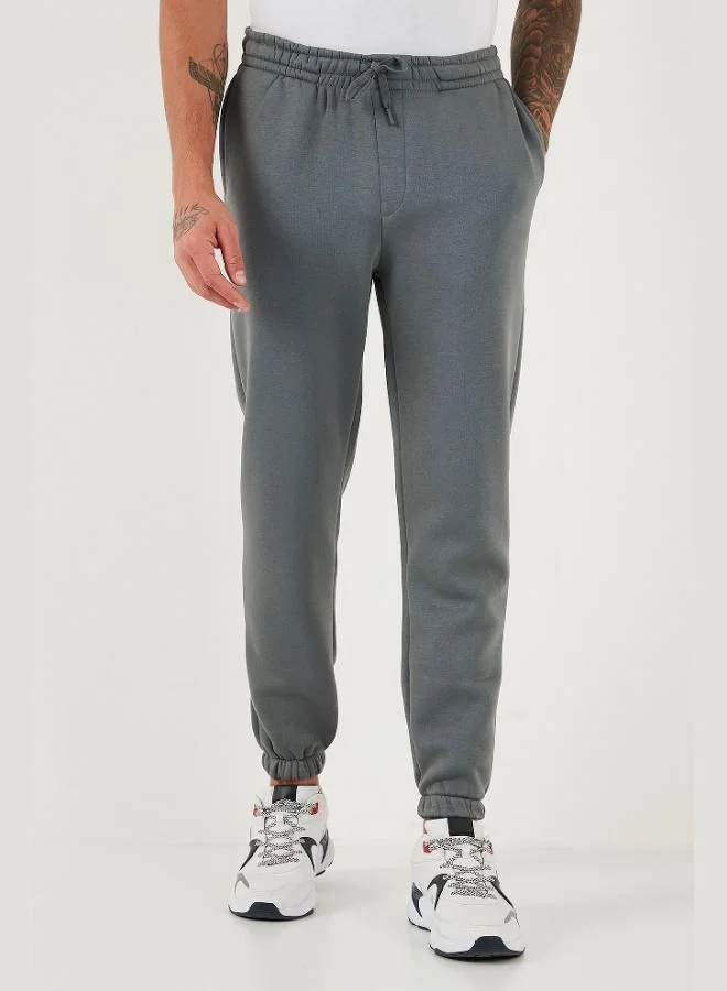 Buratti  Buratti Cotton Regular Fit Normal Waist Elastic Leg Pocket Tracksuit Bottoms Men's TRACKSUIT BOTTOMS 59080153W4 for Men | Best Price UAE