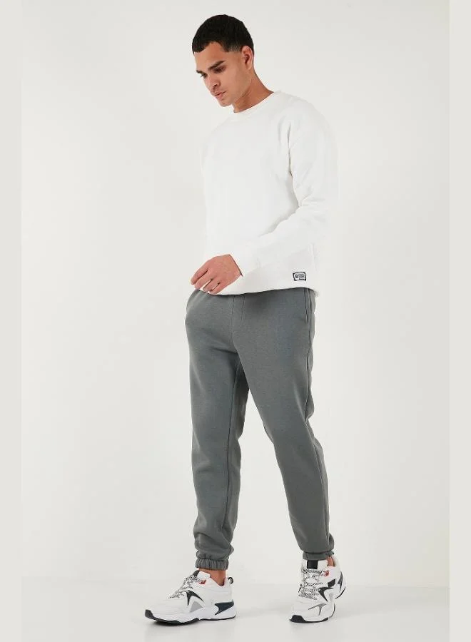 Buratti  Buratti Cotton Regular Fit Normal Waist Elastic Leg Pocket Tracksuit Bottoms Men's TRACKSUIT BOTTOMS 59080153W4 for Men | Best Price UAE