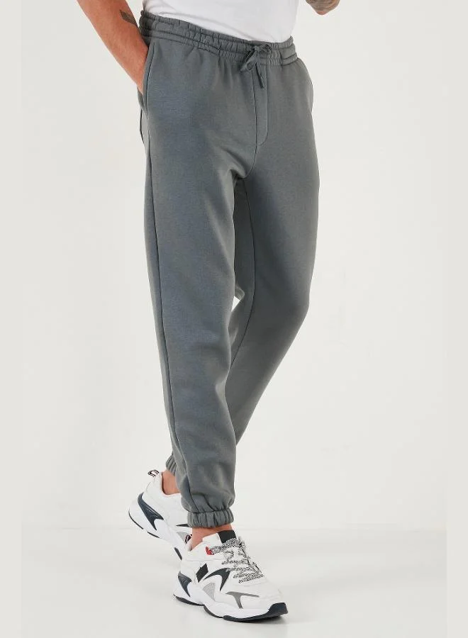 Buratti  Buratti Cotton Regular Fit Normal Waist Elastic Leg Pocket Tracksuit Bottoms Men's TRACKSUIT BOTTOMS 59080153W4 for Men | Best Price UAE