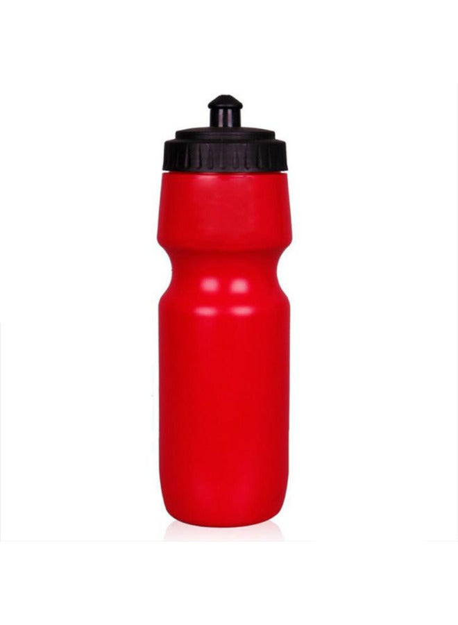 Sports Kettle Outdoor Riding Water Cup Men's And Women's Portable Fitness Water Bottle 700ML Plastic Squeeze Cup Printable LOGO-Color:Red-Capacity:700ml - Image 1