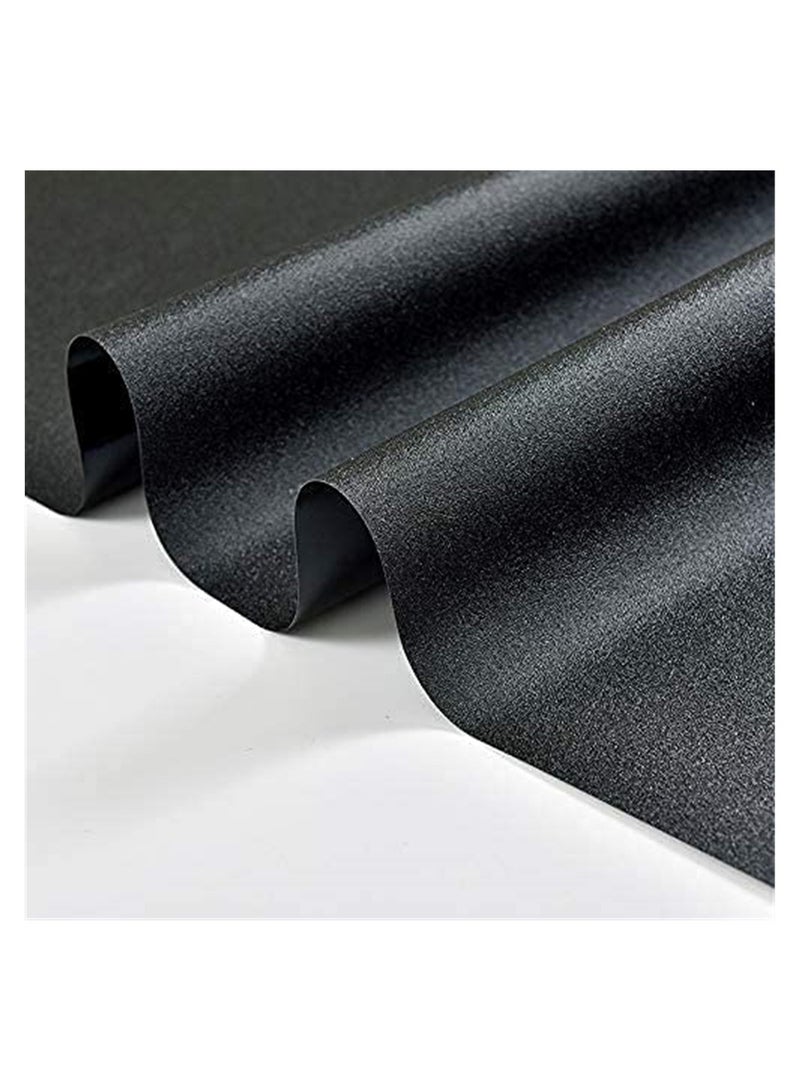 Excefore Privacy Window Sticker Black, Frosted Glass Sticker Privacy Vinyl Blinds Decorative Opaque Static Cling Anti-UV Light Blocking - Image 3