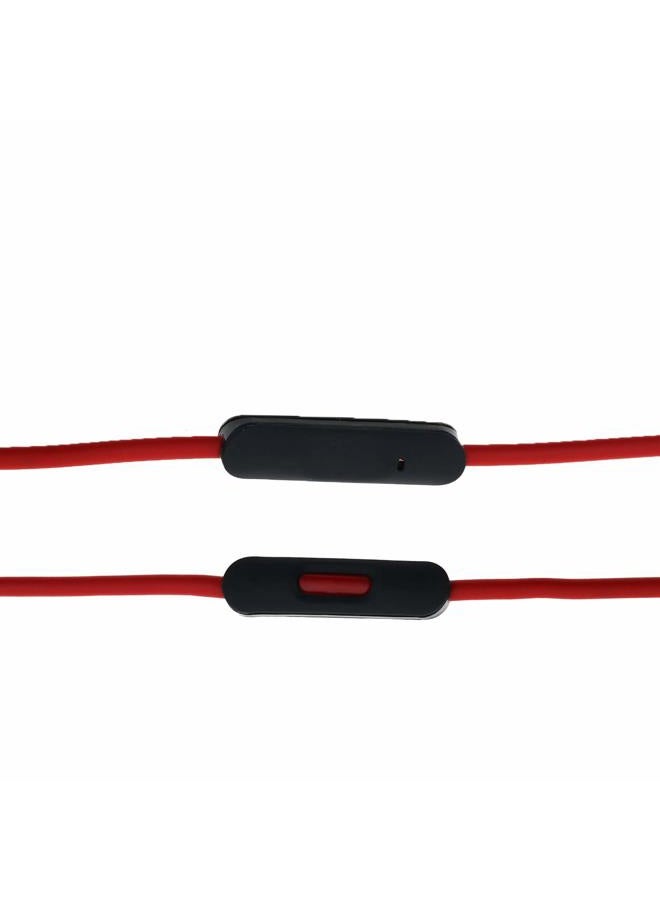 SING F LTD Red Audio Cables Headphones Mic Control Talk Cable L Cord Replace Compatible with Beat Dr Dre Headphones Aux - Image 4