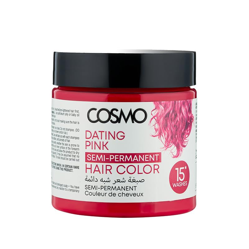 COSMO Dating Pink - 120g - Semi-Permanent Hair Color – Ammonia-Free, Long-Lasting Color with Deep Conditioning Formula – Bold, Fade-Resistant Shine for All Hair Types – Easy Application - Image 1