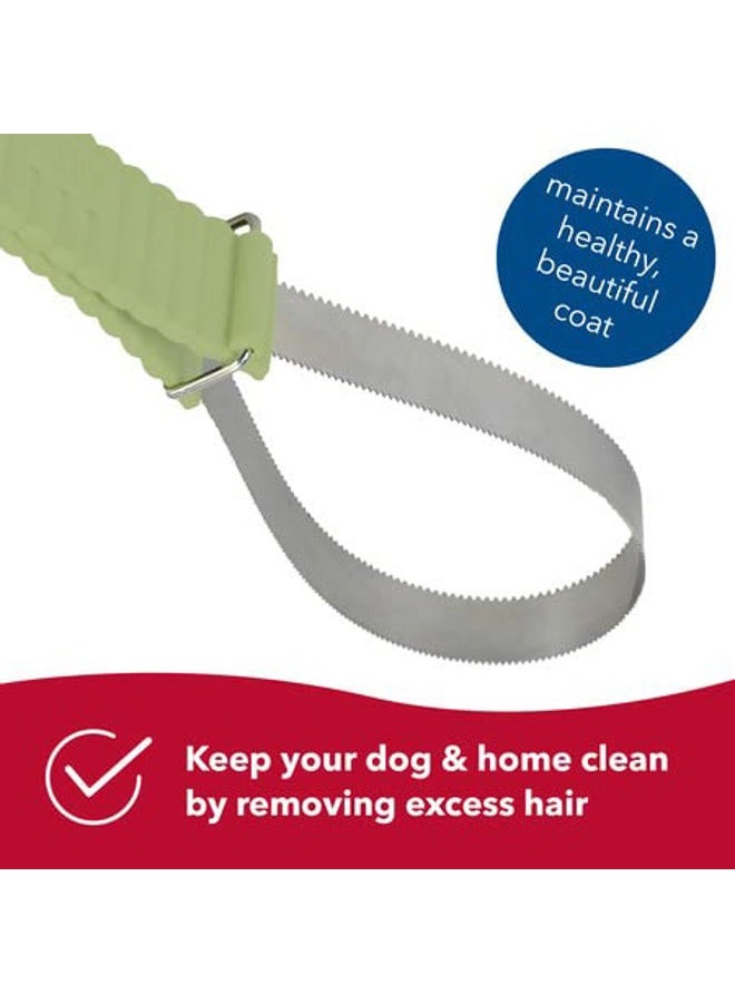 Coastal Pet Safari Dual-Sided Dog Shedding Blade - Stainless Steel Grooming Blade for Thick Coats - For Dogs with Short and Long Hair - Medium-Large - 10" x 3.25" - Image 3