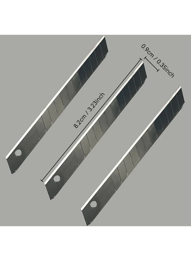 10pcs 9mm Wide 60 Degree Angle Utility Knife Blades Precision Craft For Art DIY - Image 3