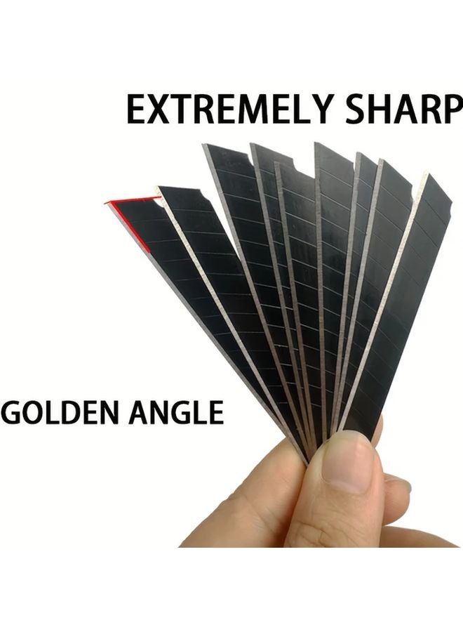 10pcs 9mm Wide 60 Degree Angle Utility Knife Blades Precision Craft For Art DIY - Image 4