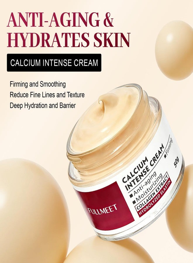 FullMeet Calcium Intense Cream, Collagen Calcium Volume Cream, Upgraded Repair & Moisturizing Cream, Hydrating Deep Wrinkles on Eye, Anti-Aging & Lifting Care, 1.76 OZ - Image 5