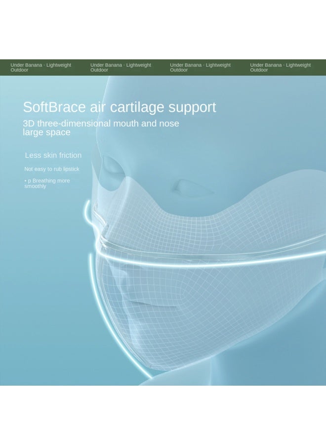 3D Eye-protecting Mask】ice Island Air Cartilage Support Eye-protecting Sunscreen Mask, Non-smudging Makeup - Image 5