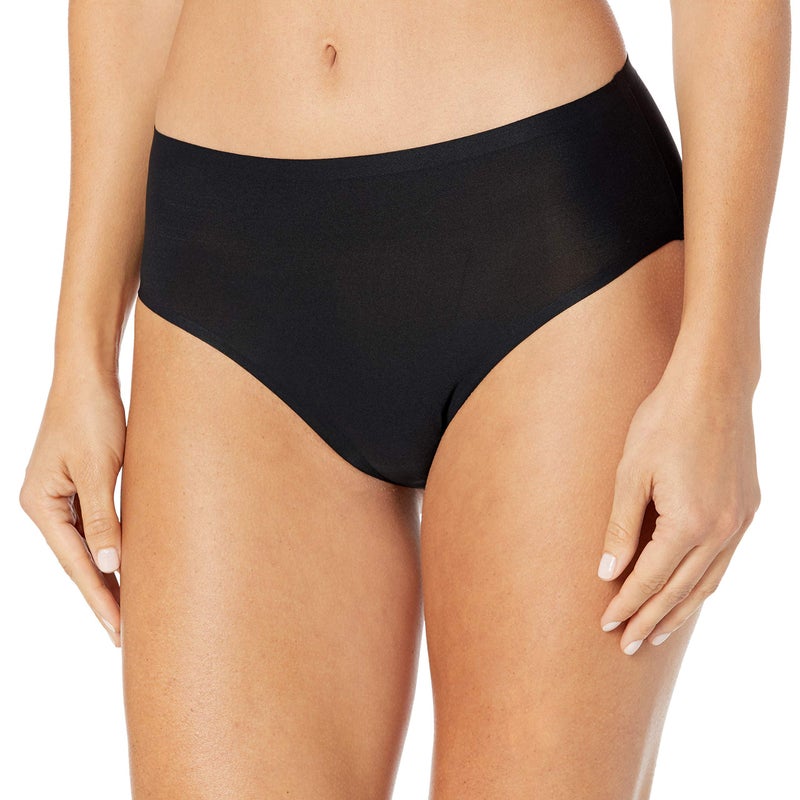 Chantelle Women's Soft Stretch One Size Retro Thong, Black - Image 1