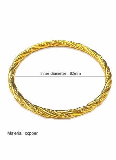 Bridal 22K Gold Plated Bracelet Middle East Jewellery Women's Wedding Bracelet Multilayer Golden Bangle - pzsku/ZE41C524A69572BB0680DZ/45/_/1734053447/6c47f86d-89c5-43c0-870a-aa0eb409c8ee