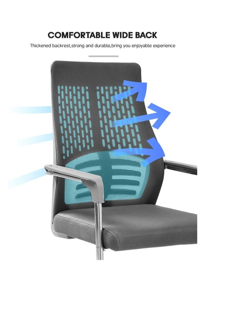 FLYPRO Ergonomic Office Chair - High Back Mesh Design, Sturdy Metal Frame, and Comfortable Seating - Image 4