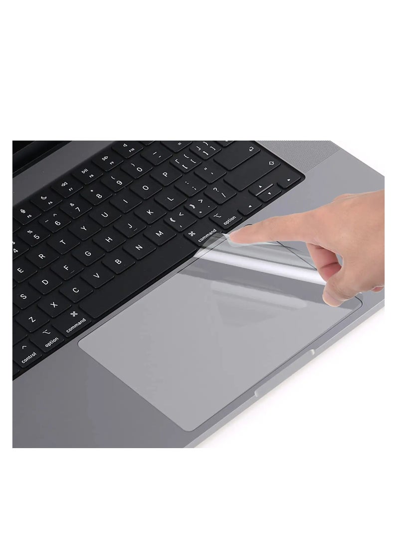 2PCS MacBook Pro 14 Trackpad Protector Cover for 2026--2021 M5 M4 M3 M2 M1 Pro/Max MacBook Pro 14 inch A3434/A3427/A3426/A3112/A3401/A3185/A2918/A2992/A2779/A2442 , Clear Anti Scratch Fingerprint Touchpad Skin Accessories - Image 2