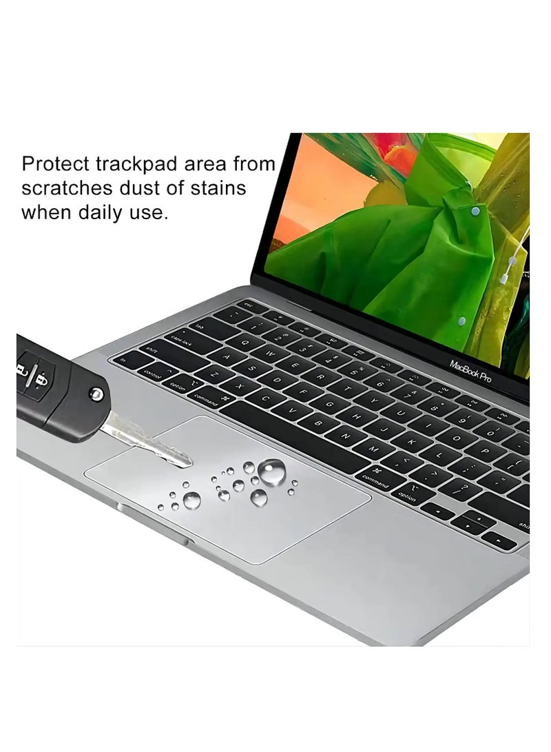 2PCS MacBook Pro 14 Trackpad Protector Cover for 2026--2021 M5 M4 M3 M2 M1 Pro/Max MacBook Pro 14 inch A3434/A3427/A3426/A3112/A3401/A3185/A2918/A2992/A2779/A2442 , Clear Anti Scratch Fingerprint Touchpad Skin Accessories - Image 4