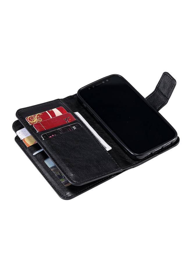 اس-توب جراب هاتف جلدي ثلاثي الطي لهاتف Samsung Galaxy A35 5G، يتسع لـ 9 بطاقات - Image 4