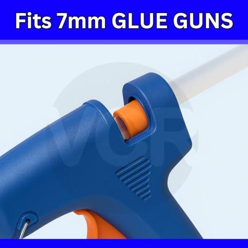 VCR 07mm Glue Sticks for Glue Gun - 07mm x 165mm in Length - Hot Melt Transparent Glue Stick - Pack of 50 - Bonding Adhesive Glue Sticks for DIY - Arts Crafts - Schools and Industries - Image 4