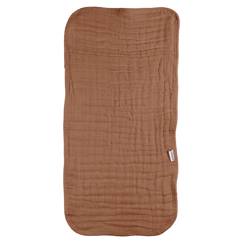 Gerber Baby Unisex Muslin Burp Cloths 5-Pack, Multi Rainbow, Large Size 20" x 10" - Image 4