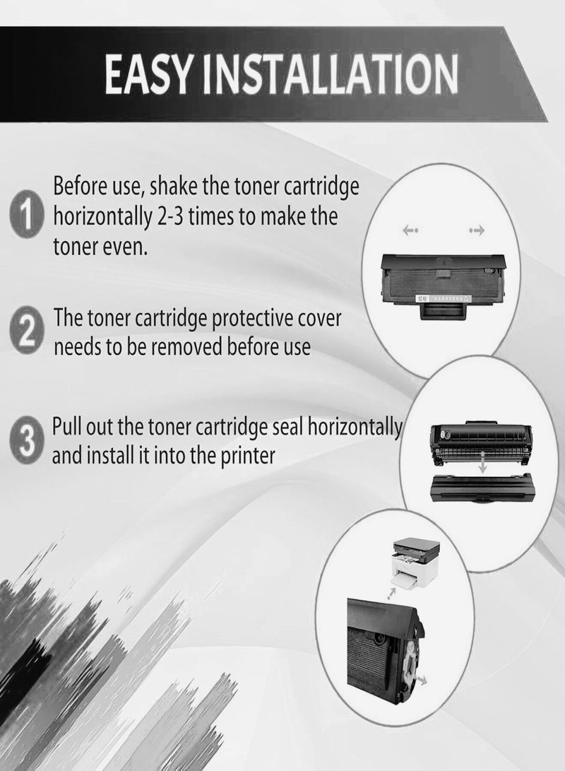 FQ Laser MFP 135A printer toner cartridge, HP Laser MFP 135fnw printer toner cartridge, HP Laser MFP 135w printer toner cartridge replacement, HP W1106A black toner cartridge - Image 5