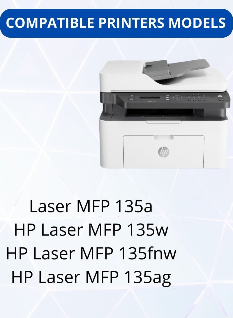 FQ Laser MFP 135A printer toner cartridge, HP Laser MFP 135fnw printer toner cartridge, HP Laser MFP 135w printer toner cartridge replacement, HP W1106A black toner cartridge - Image 4