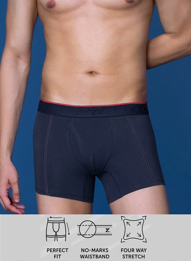 اكس واي اكس اكس Cotton Stretch Trunks with Branded Elastic by Styli