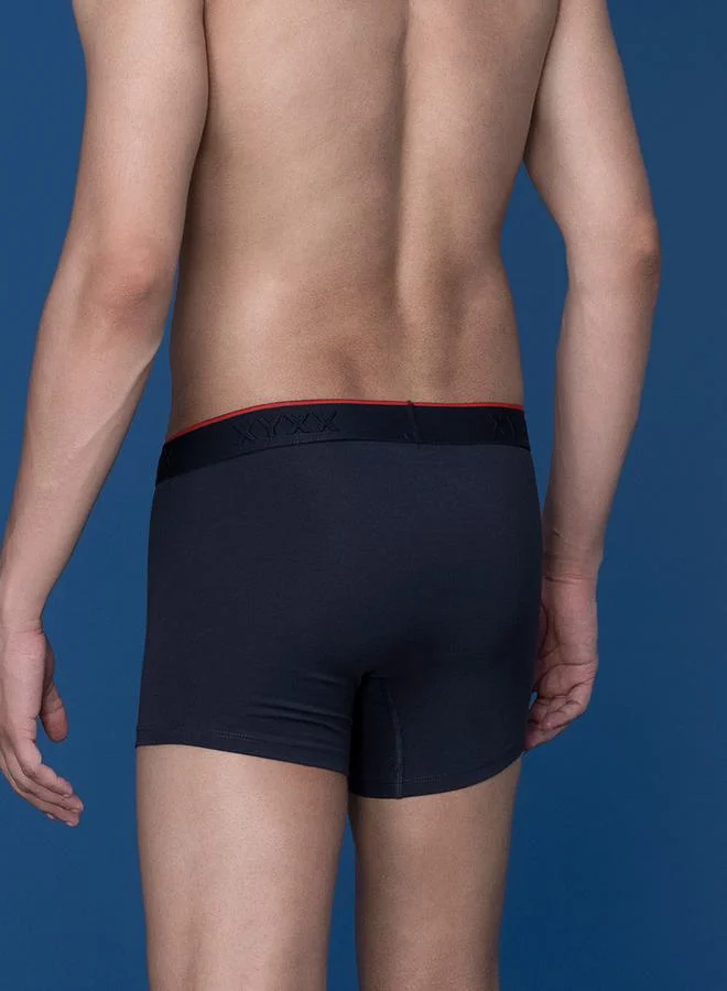 اكس واي اكس اكس Cotton Stretch Trunks with Branded Elastic by Styli