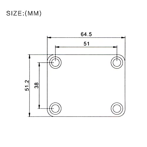 MAXCHEER Electric Bass Guitar Neck plate Guitar Neck Joint Connecting Strengthen Plate Guitar Parts (Black) - Image 5
