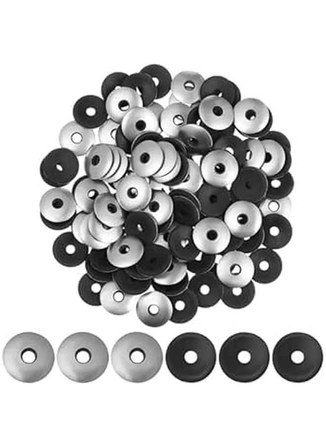 EPDM Bonded Sealing Washers Stainless Steel Rubber Gaskets 5x19mm 100 Pcs - Image 1