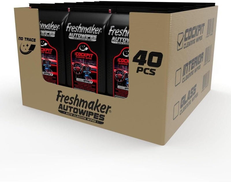 Freshmaker مناديل Car Doodle Wipes، 40 منديل - Image 2