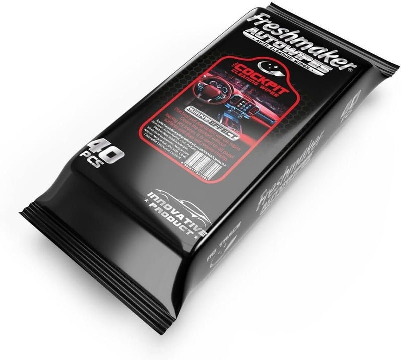 Freshmaker مناديل Car Doodle Wipes، 40 منديل - Image 1