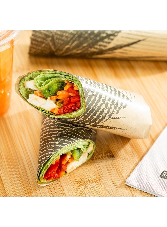 Restaurantware 12 x 12 Inch Pastry Sheets, 500 Durable Sandwich Wrapping Papers - Greaseproof, Microwavable, Kraft Paper Food Basket Liners, For Restaurants, Bakeries, Or Coffee Shops  - Image 3