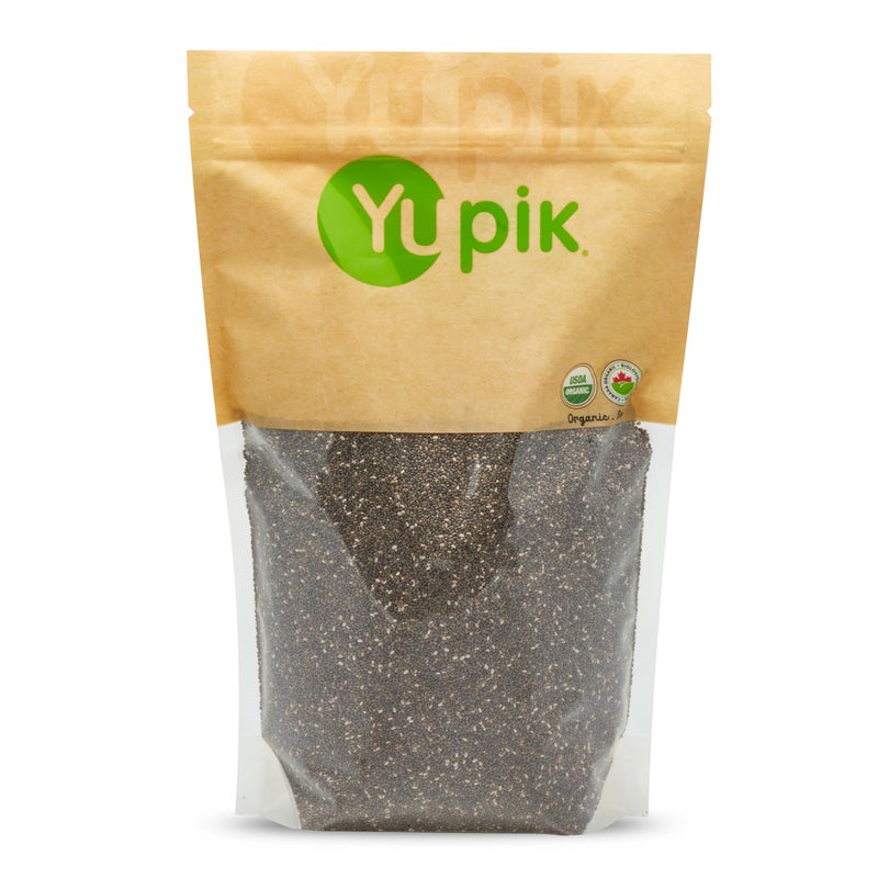 Yupik Organic Black Chia Seeds 22 lb 352 oz GlutenFree GMOFree Kosher Vegan Raw PlantBased Superfood Rich in Fiber Source of Omega3 Gels Easily Perfect for Smoothies  Chia Pudding - Image 3
