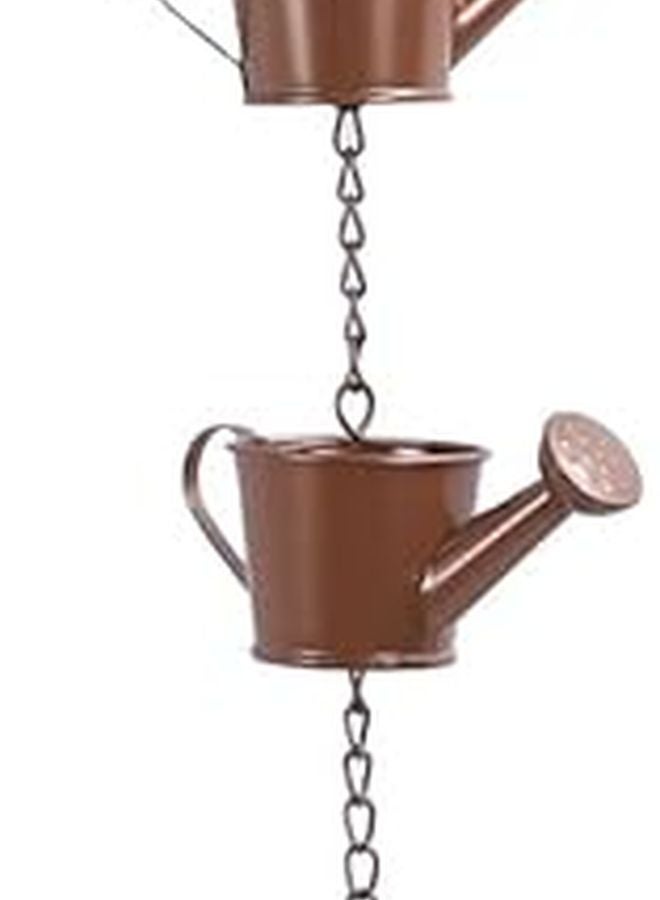 علبة سقي سلسلة المطر الحديدية مزيلة مياه الأمطار الزخرفية لمزراب المزراب حديقة ساحة - Image 1