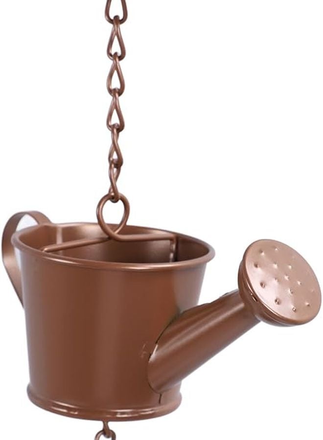 علبة سقي سلسلة المطر الحديدية مزيلة مياه الأمطار الزخرفية لمزراب المزراب حديقة ساحة - Image 2