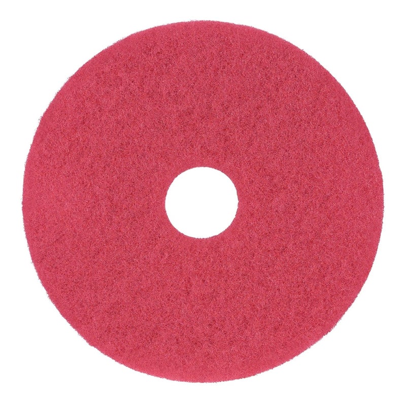 Boardwalk Buffing Floor Pads 16 Diameter Red 5Carton - Image 1