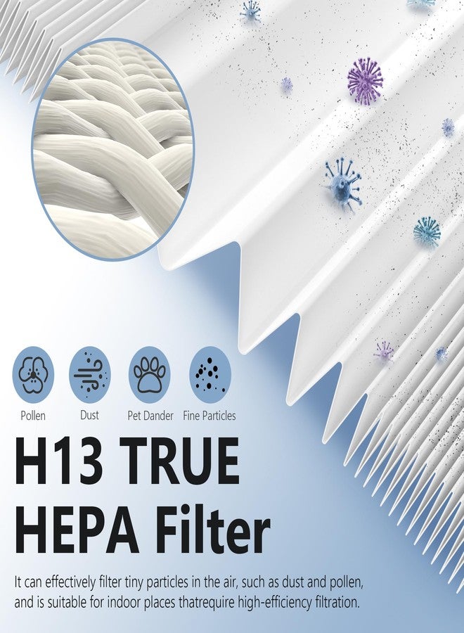 Harebery 2 Pack KJ01 Replacement Filter, Compatible with Dhyala Purifier KJ01, 3-in-1 Filter for Dust Pollen Lint Pet Dander Smoke - Image 5