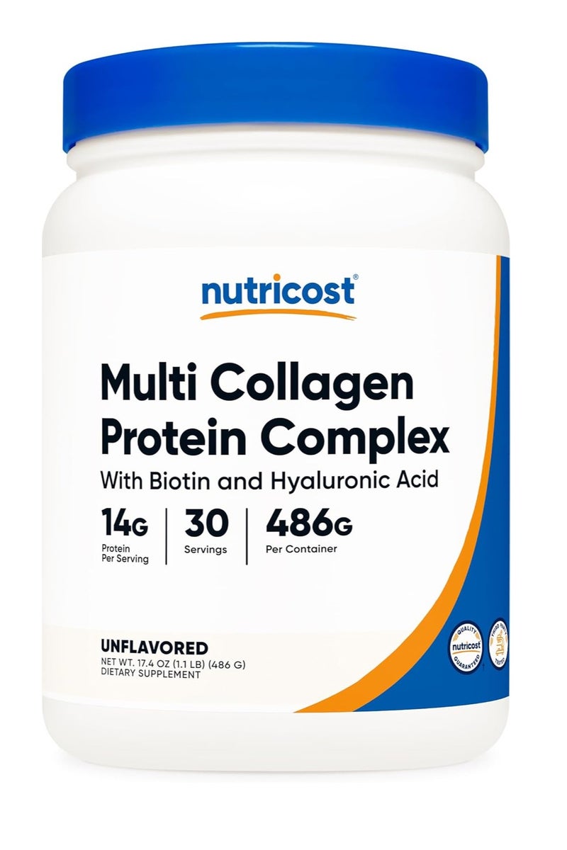 Nutricost Multi Collagen Protein + Beauty Powder 30 serving - Image 1