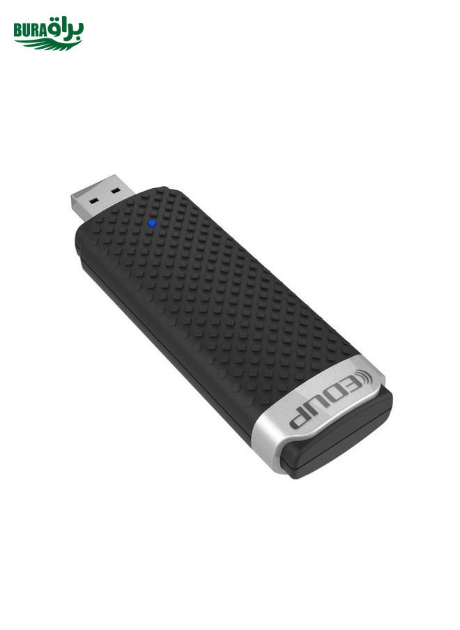 EDUP EP-AC1609 1200Mbps High Speed USB 3.0 WiFi Adapter Receiver Ethernet Adapter with 1m Extend Cable & Base