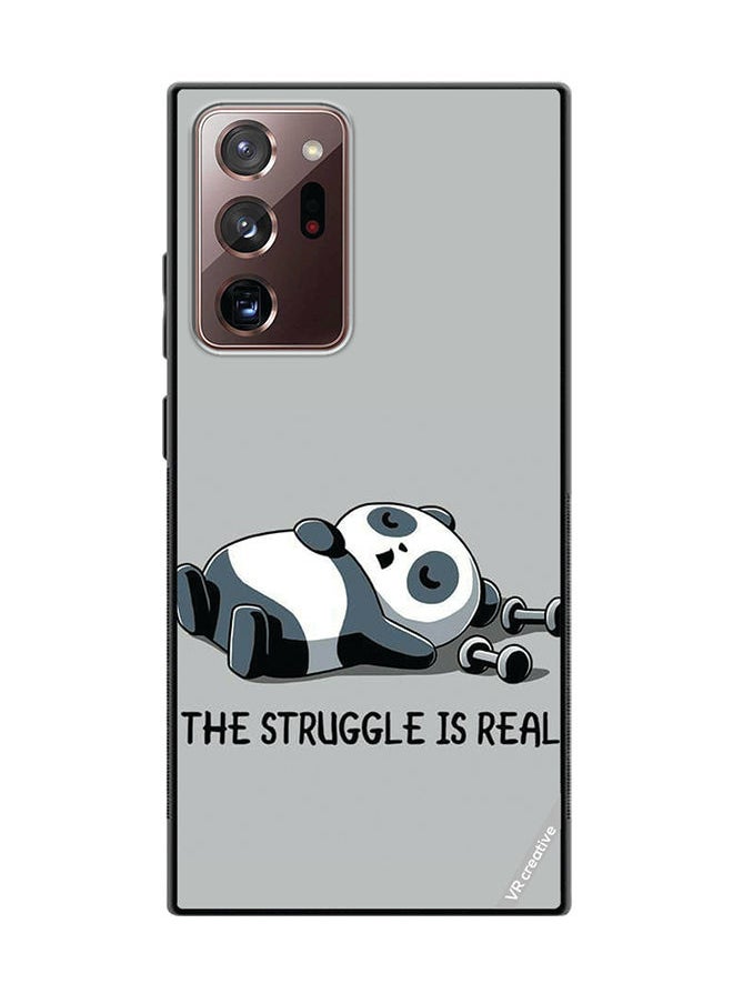VR CREATIVE - Protective Case Cover For Samsung Galaxy Note20 Ultra 5G Struggle Is Real Design Multicolour - Image 1