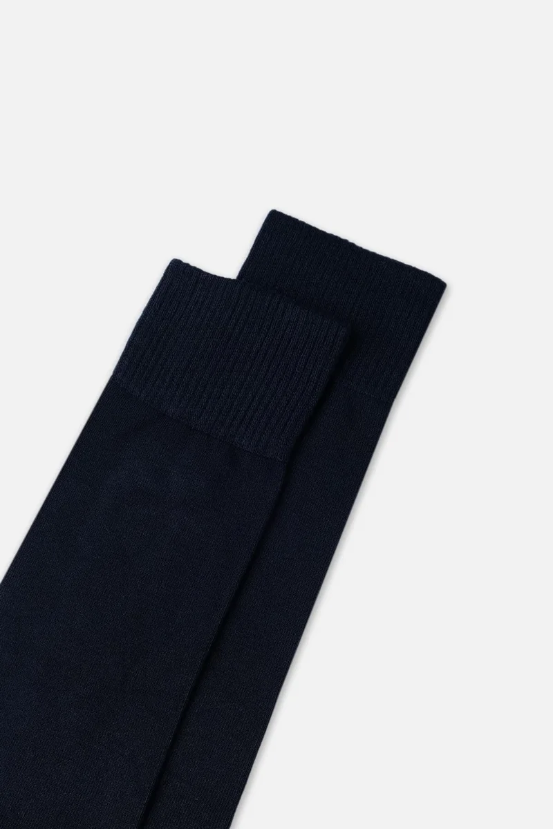 Mısırlı Egyptian Men's Bamboo Single Navy Blue Long Socks - M 62500 L