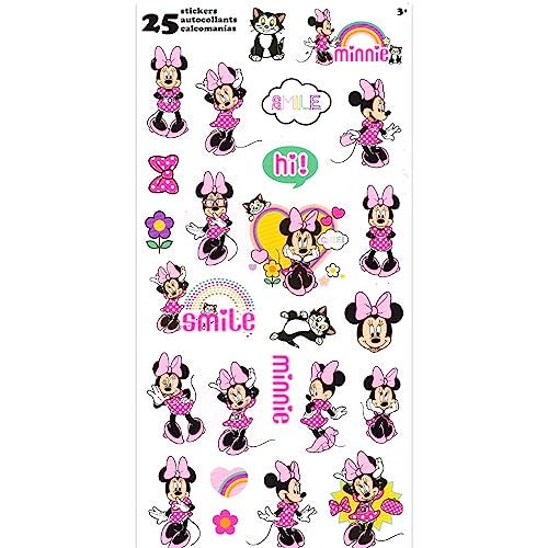 Disney Big Face Minnie Mouse Backpack for Kids Toddlers ~ Premium 14" Minnie School Bag with 3D Ears and Puffy Bow (Minnie Mouse School Supplies Bundle) - Image 5
