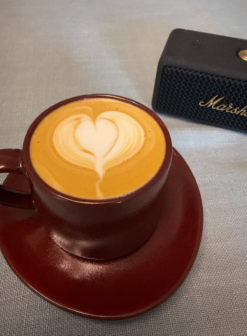 Shuer Ceramic coffee cup, Latte coffee cup，Cappuccino coffee cup，Cup and Saucer Set Suitable for Home Office Restaurant Gifts Garden Party Home Afternoon Tea Set Ceramic Milk Tea Cup Water Cup - Image 4