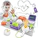 SMILESSKIDDO Science Kits for Kids STEM Kits for Kids Electronics Exploration Kit Over 150 Projects 14 Circuit Parts STEM Educational Toy Gifts for Kid Boys Girls Ages 3 4 5 6 7 8 9 10 11 12 - Image 3