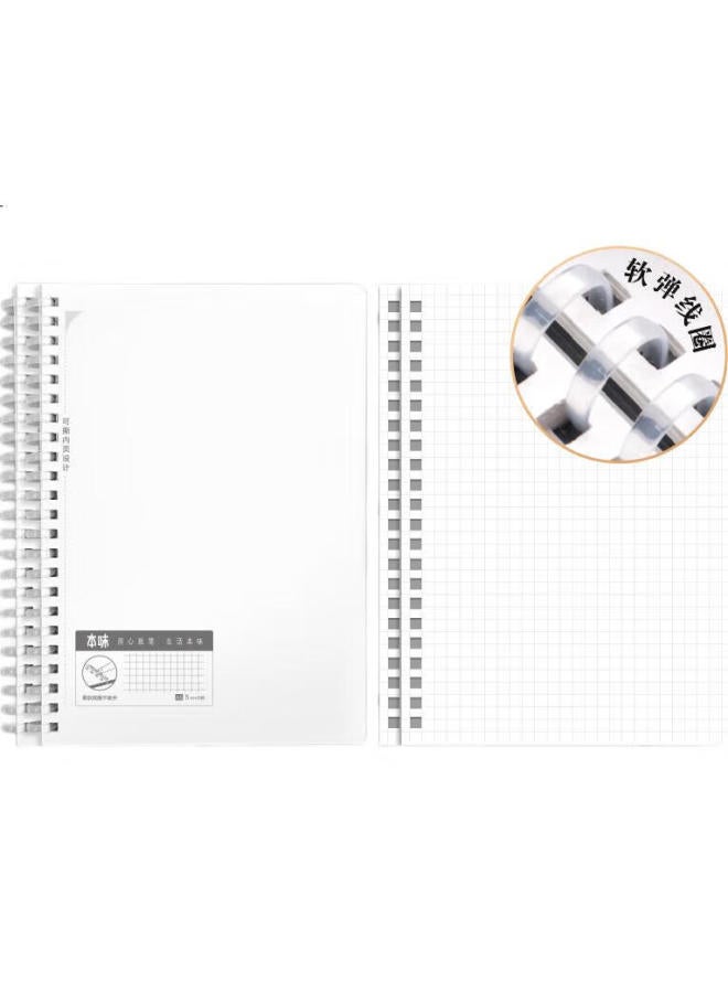 M.G Chenguang (M&G) Stationery A5 Soft Spiral Notebook, Grid Journal For Notes, Research, Homework, Large Student Diary, Error Correction, Planner, And Note-Taking Xa5848 - Image 2