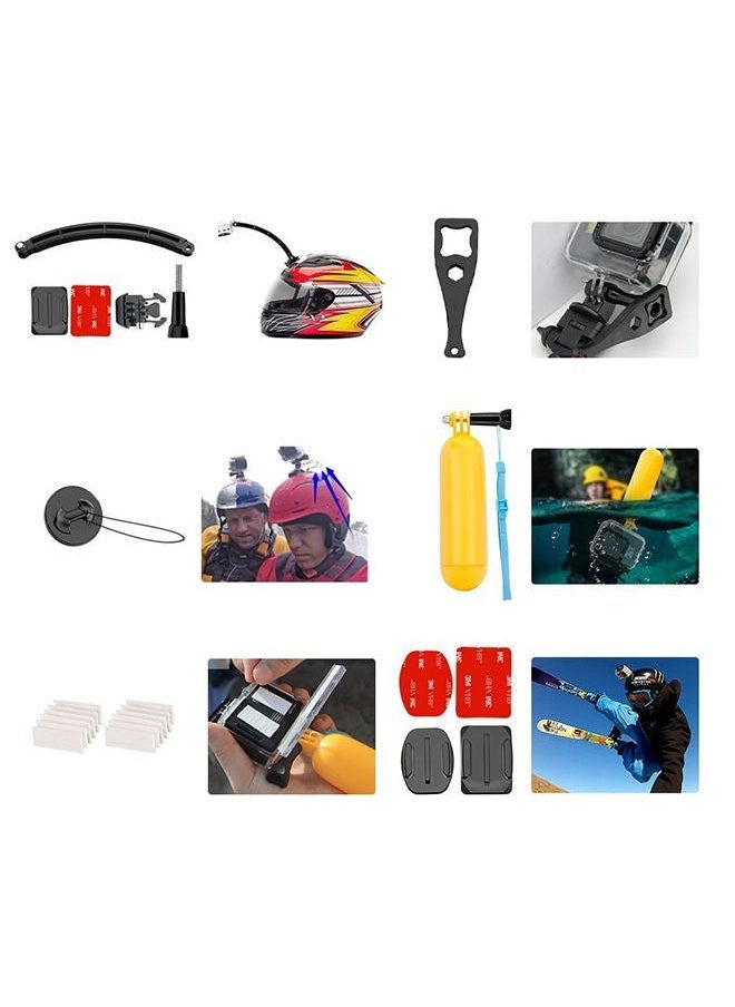Generic - 50-In-1 Action Camera Universal Accessory Set For GoPro Action DJI Camera - Image 1
