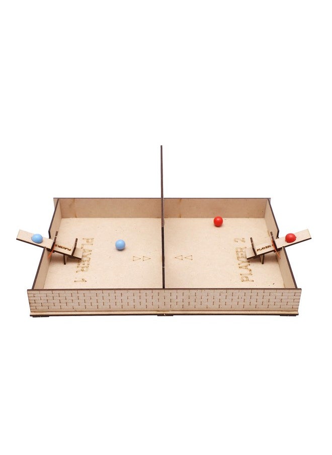Toy Zone Toyzone Stretch to Throw Game | STEM Toys | Educational DIY Toys for Kids | Engineering Games | Competitive Games | 2 Players Game | Motor Skills Toys |Ball Games | Make in India  - Image 2