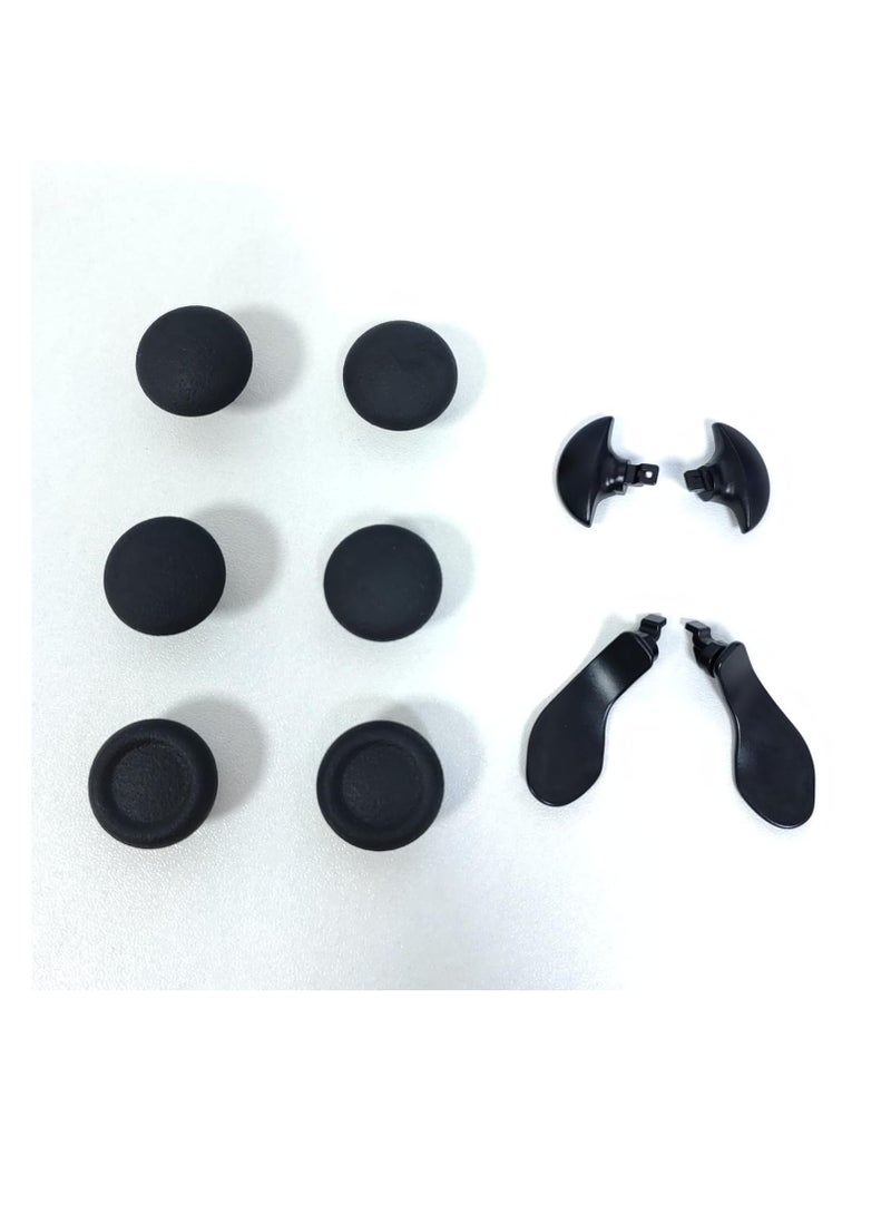 Replacement Joystick for PS5 Edge Controller, 6 Thumb Sticks and 4 Rear Paddles Metal Trigger ons, Accessories for PS5 Edge Controller, Black - Image 2
