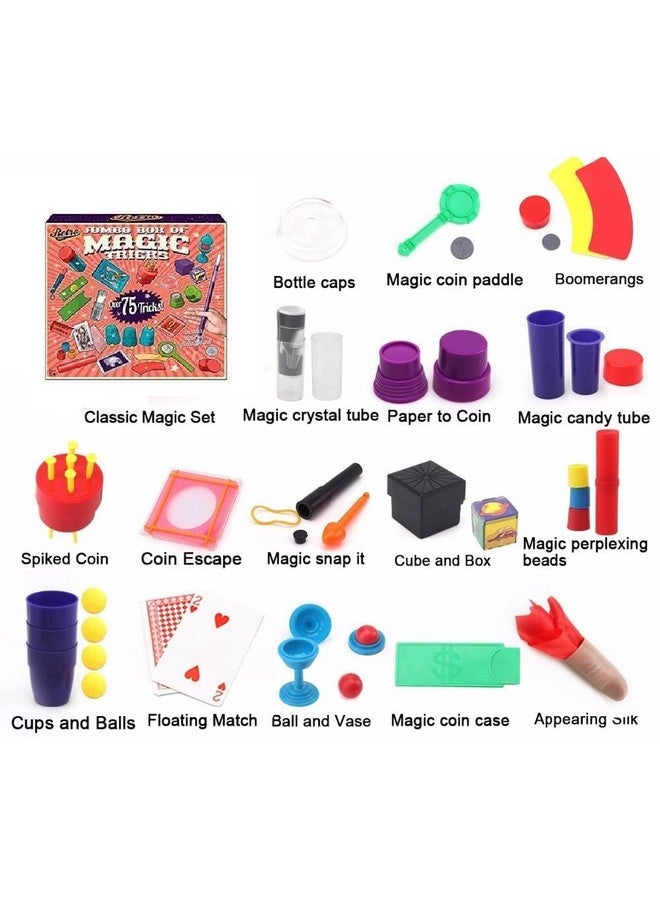 Magicwand Jumbo Box Of 75 Magic Tricks Indoor Game For Kids & Adults【3 Yrs & Up】【Pack Of 1 Game】【Multi-Colored】 - Image 2